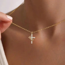 Crown Cross Necklace